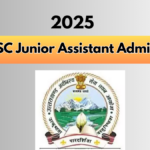 UKSSSC Junior Assistant Admit Card 2025: Releasing Exam Date