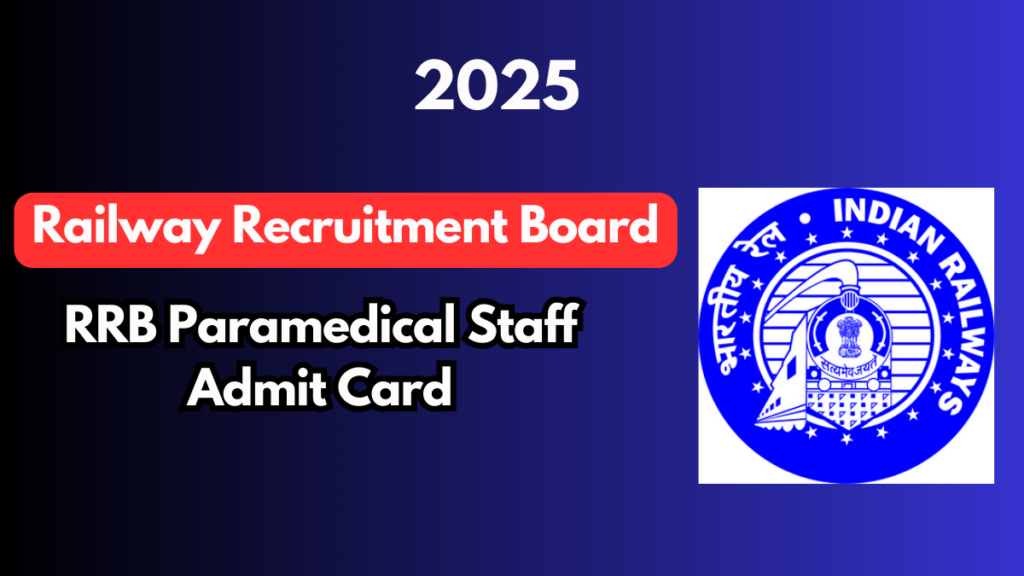 RRB Paramedical Staff Recruitment 