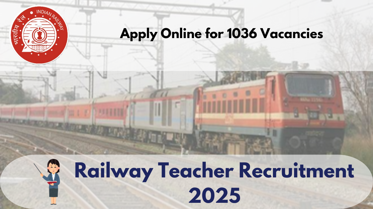 Railway Teacher Recruitment 2025: Apply Online for 1036 Vacancies, Check Eligibility Details (As of January 22)