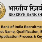 Reserve Bank of India Recruitment 2025: Check Post Name, Qualification, Eligibility, Salary, Application Process & Key Details