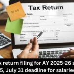 ITR Filing for AY 2025-26: Starts from April 1, 2025, July 31 deadline for salaried taxpayers