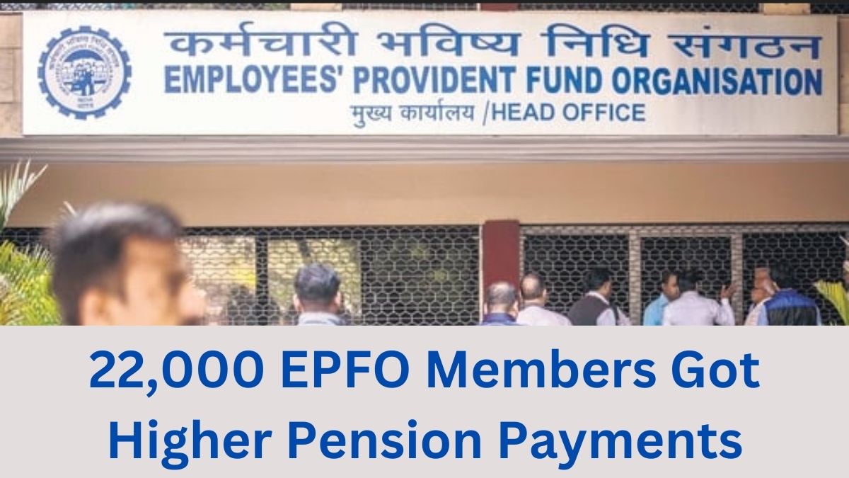 Around 22,000 EPFO Members Got Higher Pension Payments, While 1.65 Lakh Asked to Contribute More Funds