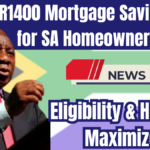 R1400 Mortgage Savings for SA Homeowners in 2025 – Eligibility & How to Maximize