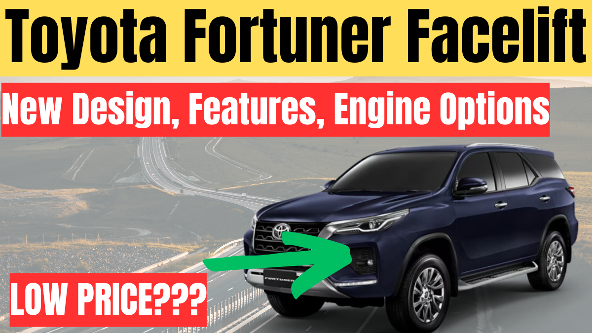 Toyota Fortuner Facelift 2025: New Design, Features, Engine Options & Pricing