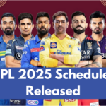 IPL 2025 Schedule Released: Full Match Fixtures & Dates Available on iplt20.com