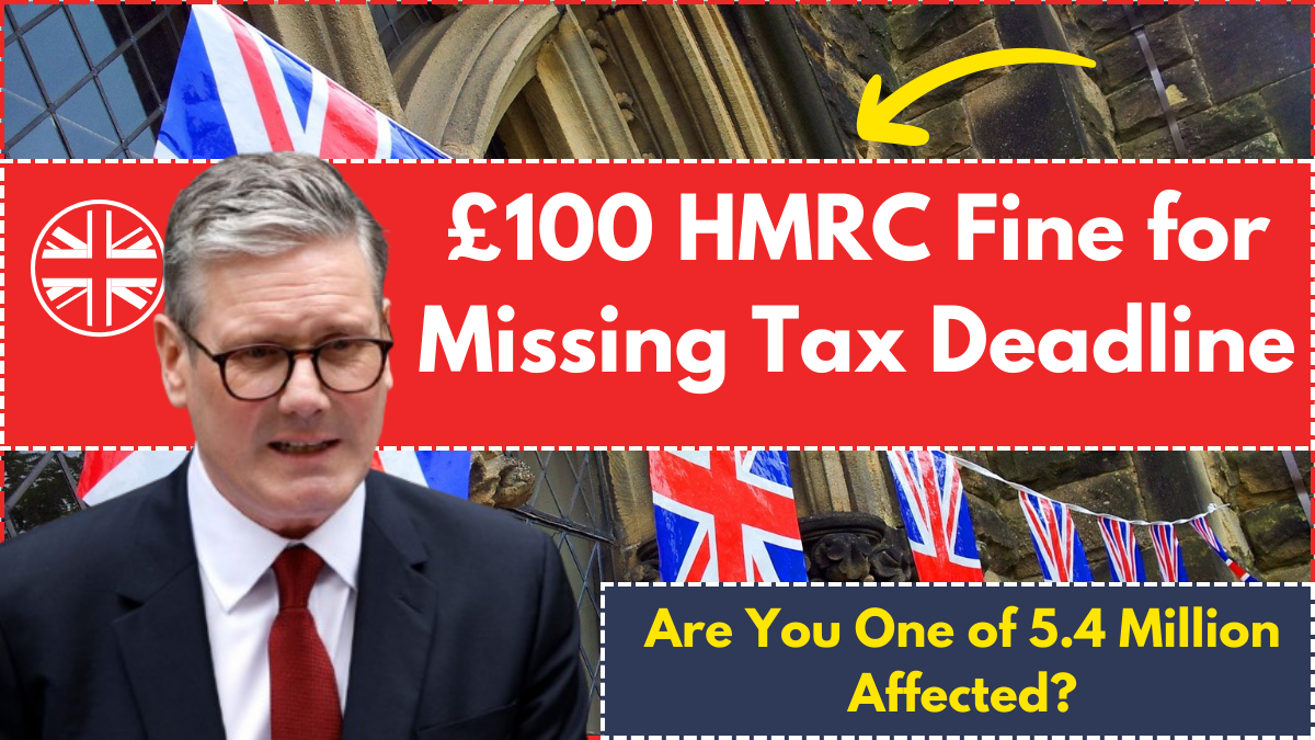 £100 HMRC Fine for Missing Tax Deadline: Are You One of 5.4 Million Affected?