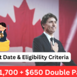 A Comprehensive Guide to the CRA’s $1,700 + $650 Double Payment in March 2025: Eligibility Criteria and How to Receive Your Funds