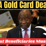 SASSA Gold Card Deadline Extended to March