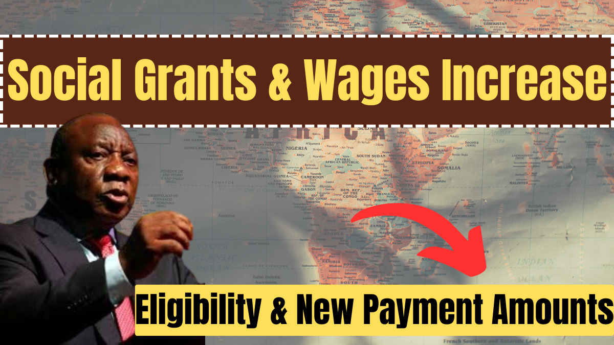 South Africa to Increase Social Grants & Wages