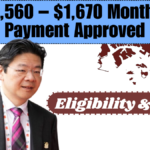 Singapore $1,560 – $1,670 Monthly Payment Approved