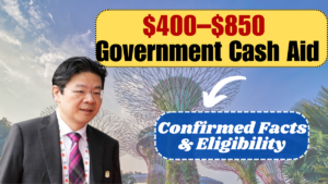 $400–$850 Singapore Government Cash Aid