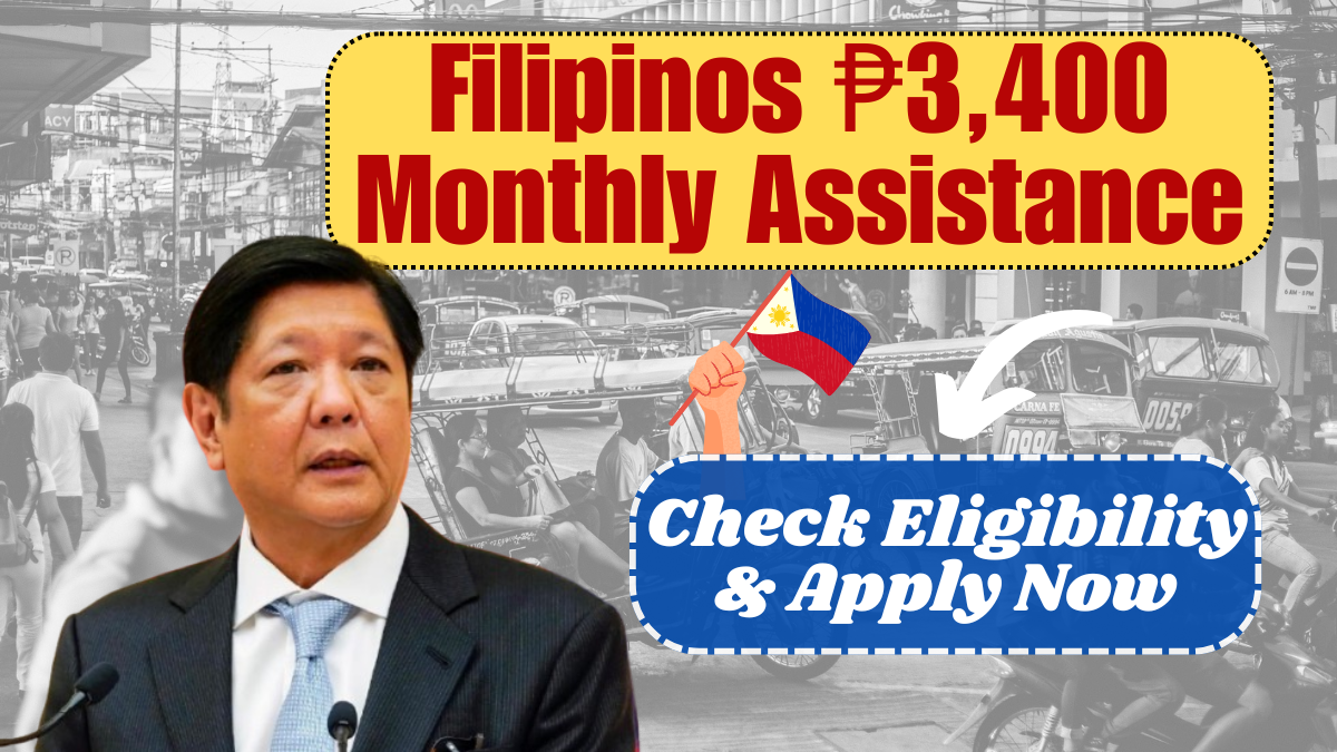 Filipinos ₱3,400 Monthly Assistance