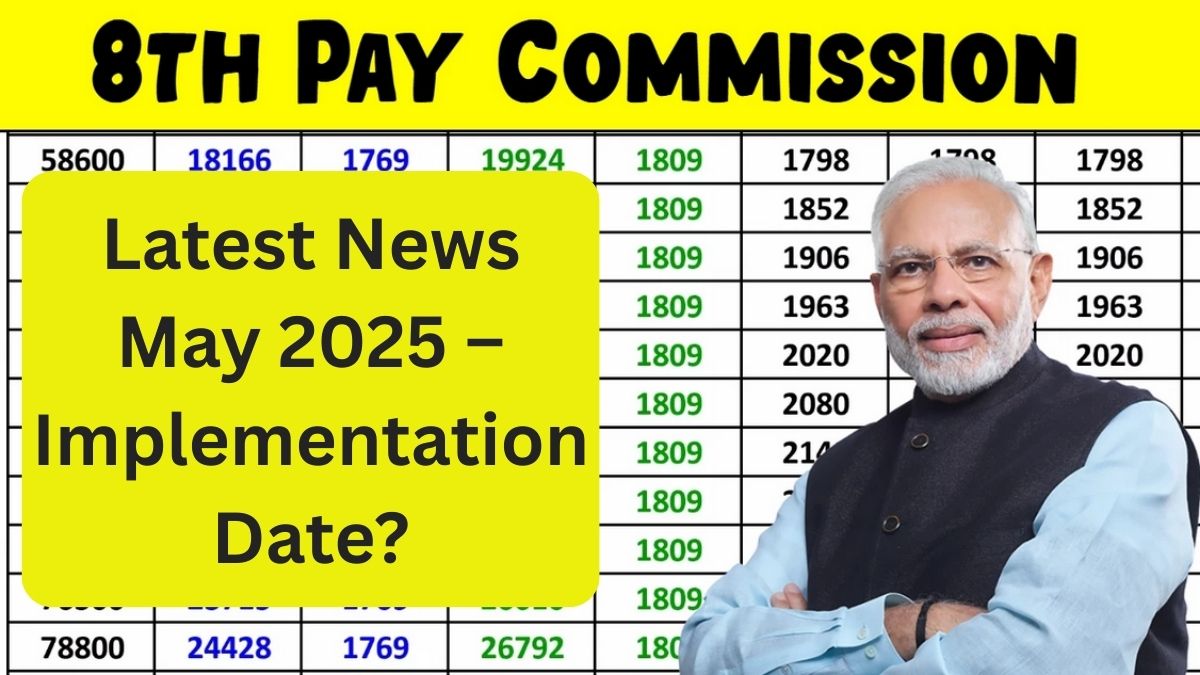 8th Pay Commission Latest News May 2025 – Implementation Date?