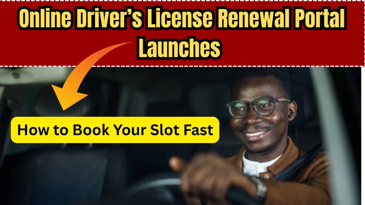 Online Driver’s License Renewal Portal Launches – How to Book Your Slot Fast