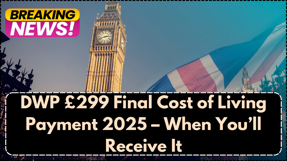 The Department for Work and Pensions (DWP) is set to issue the last installment of its cost of living support package for eligible UK residents in July 2025. This payment of £299 will be the third and final part of the government’s effort to cushion low-income households from persistent inflation and rising utility bills. The final DWP installment is part of the broader UK cost of living support strategy launched to address the financial challenges triggered by the prolonged cost pressures since 2022. With inflation still putting pressure on food and fuel prices, this final push by the government is crucial for millions of households. Who Is Eligible for the £299 Payment in July 2025? To qualify for the DWP £299 payment 2025, individuals must have been receiving certain benefits within a specific qualifying period. These benefits include: Universal Credit Pension Credit Income-related ESA (Employment and Support Allowance) Income-based Jobseeker's Allowance (JSA) Income Support Claimants must have been eligible for one of the above benefits between 12 May and 8 June 2025. Those on tax credits will receive their payments from HMRC separately, usually within a few days after DWP completes its rollout. When Will the Final DWP Installment Be Paid? The benefit payment in July is expected to roll out between 15 July and 25 July 2025. This schedule could shift slightly depending on processing times, but recipients will not need to apply—the payment will be made automatically. To ensure transparency, here is a breakdown of the rollout timeline: Payment Type Rollout Period Issuing Authority Universal Credit 15-25 July 2025 DWP Pension Credit 15-25 July 2025 DWP Tax Credits Late July 2025 HMRC These dates are indicative and subject to slight changes, especially for recipients with complex claims or changes in status. How This Fits Into the UK Cost of Living Support Plan This £299 payment concludes a three-part package launched by the UK government to provide direct financial relief to low-income households. Previous payments of £301 and £300 were made in autumn 2024 and spring 2025 respectively. The cumulative £899 across three payments reflects a significant intervention targeting those most vulnerable to inflationary pressures. While critics argue that this may not be enough to counter rising living costs, the government maintains that it forms part of a broader support system including the Energy Price Guarantee and expanded Local Housing Allowance. What Should You Do If You Don’t Receive It? If you believe you qualify but haven't received your payment by the end of July 2025, you should: Double-check your benefit eligibility during the qualifying period. Contact the DWP or HMRC depending on which benefit you receive. Allow a few additional working days for delays due to bank processing. Keep your contact details and bank account information up to date to avoid missed payments. Conclusion The DWP £299 payment in July 2025 marks the final wave of the UK cost of living support initiative. With automatic disbursement set to begin mid-July, eligible households should prepare for a much-needed financial buffer. This final DWP installment could be the difference-maker for families still navigating the ongoing economic strain. FAQs When exactly is the DWP £299 payment arriving? The payment is scheduled between 15 and 25 July 2025 for most eligible claimants. Do I need to apply for the £299 cost of living support? No, it will be paid automatically to those who meet the eligibility criteria. Can I receive the payment if I only get tax credits? Yes, but your payment will come via HMRC, typically later than the DWP schedule. What if I recently started receiving benefits? Only those receiving qualifying benefits within the set period (12 May - 8 June 2025) are eligible. Is this the last cost of living support payment from the government? As of June 2025, this is the final confirmed installment. Future support will depend on economic conditions and policy changes.