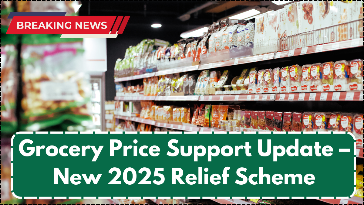 Grocery Price Support Update – New 2025 Relief Scheme