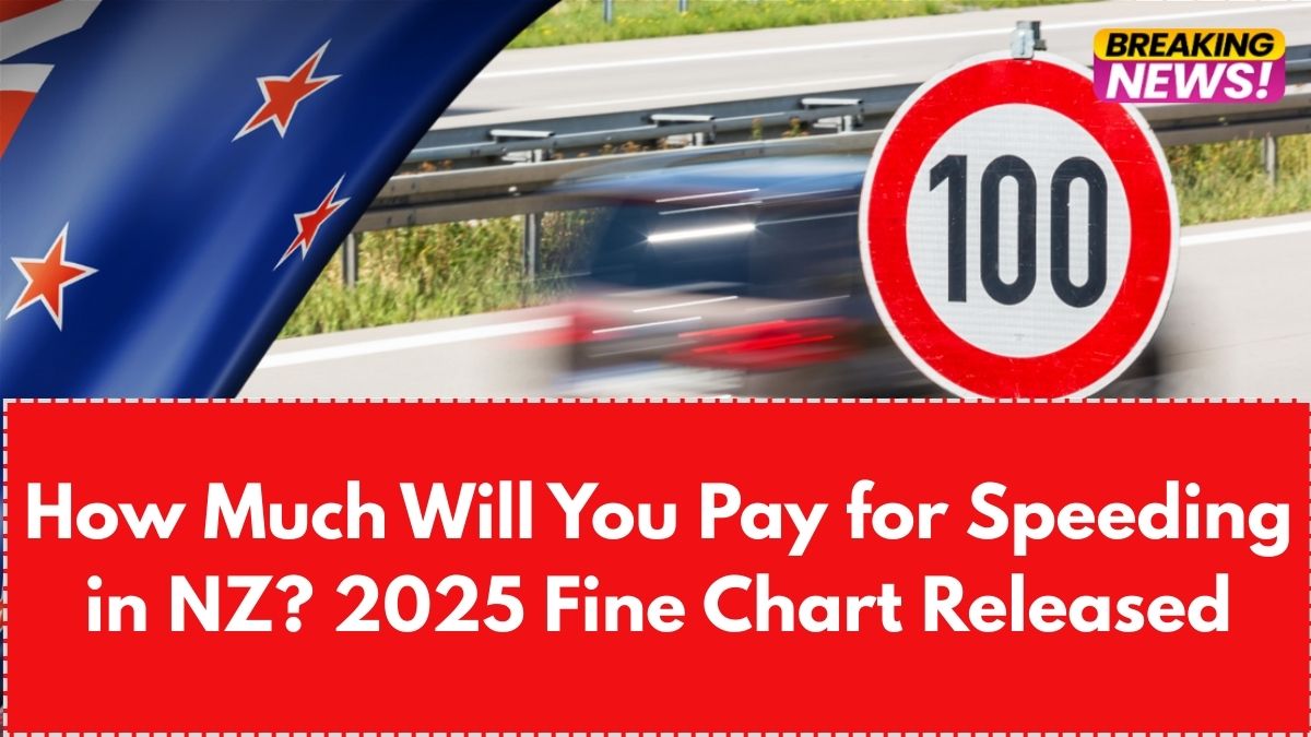 How Much Will You Pay for Speeding in NZ? 2025 Fine Chart Released